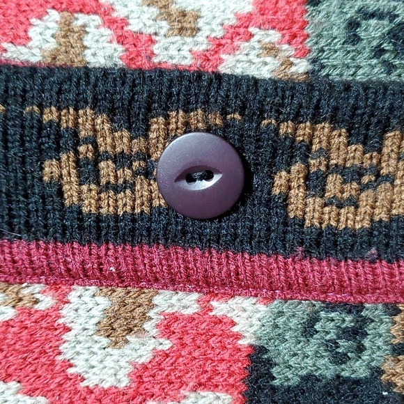 PLUS SIZE 3X VINTAGE FORELLI KNIT CARDIGAN SWEATER HOODIE PATTERN 1980s 1990s - Picture 4 of 7